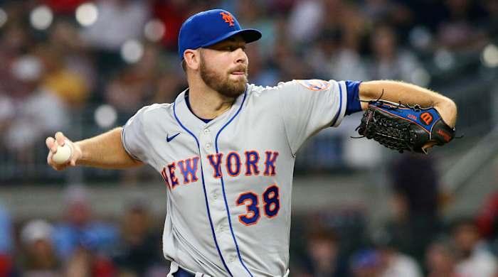 Mets starting pitcher Tylor Megill.